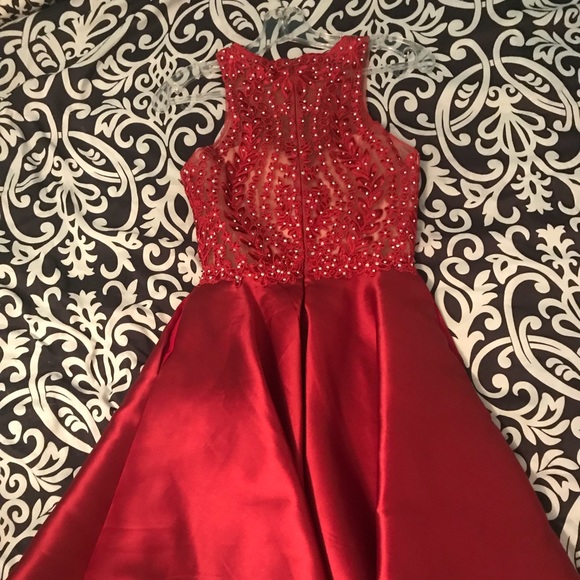 SPLASH RED DRESS FROM PEACHES BOUTIQUE - Picture 3 of 4